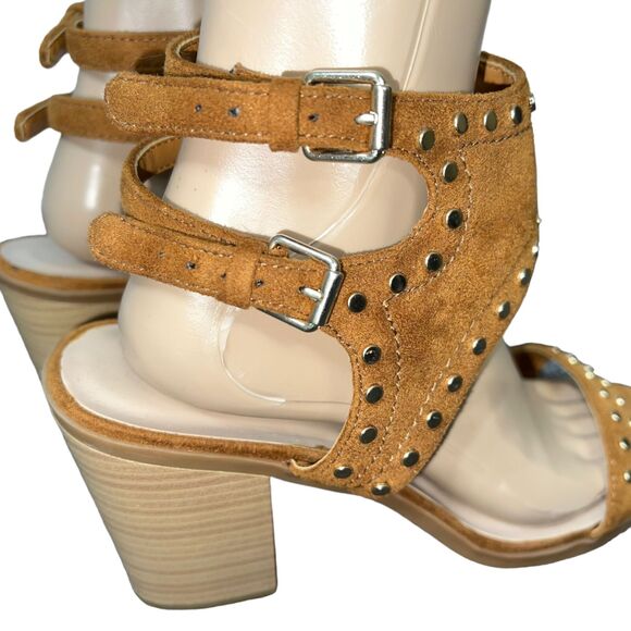 Soda from Buckle Womens High Heel Sandals Faux Leather Studded Strappy Size 9 - Picture 5 of 13